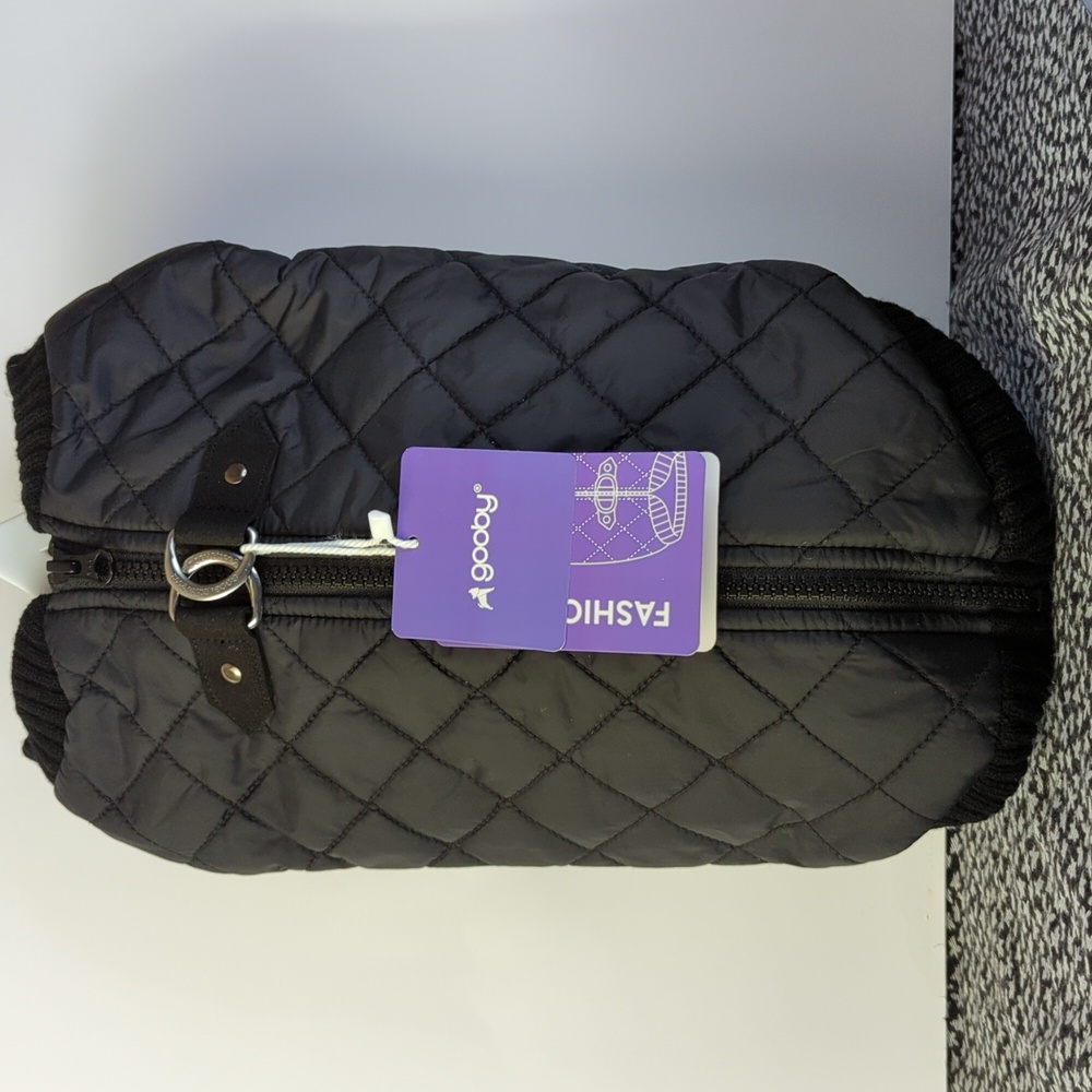 Gooby Fashion Vest Dog Jacket - Black Size Large NWT